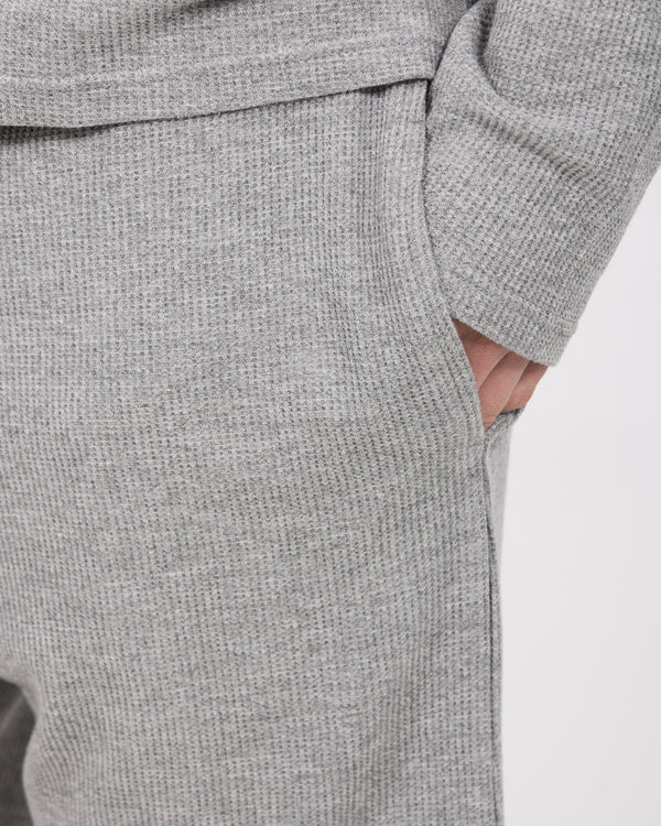 2t Tall Waffle Pyjama Shorts (grey)