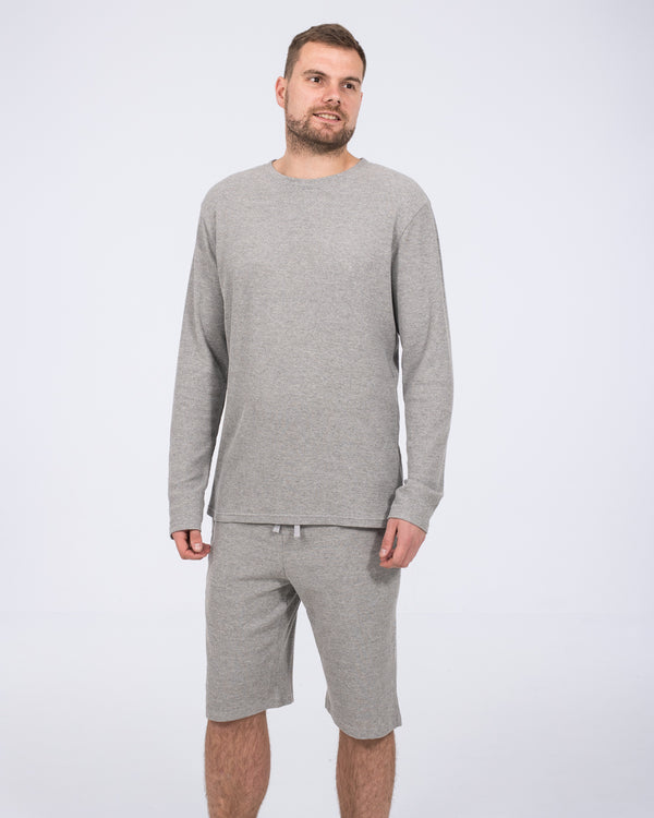 2t Tall Waffle Pyjama Shorts (grey)