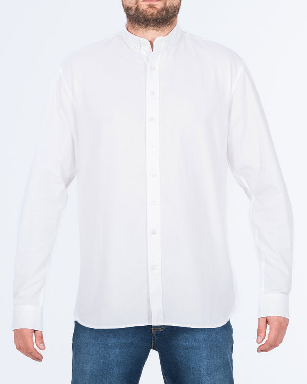 2t Russell Regular Fit Tall Oxford Shirt (white)