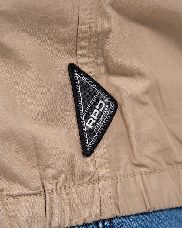 Redpoint Benny Tall Zip Up Shacket (straw)