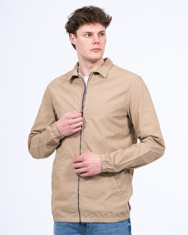 Redpoint Benny Tall Zip Up Shacket (straw)