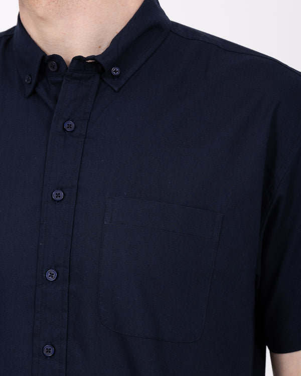 2t Tall Short Sleeve Oxford Regular Fit Shirt (navy)
