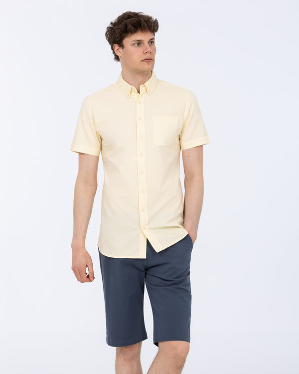 tall short sleeve dress shirts Big & Tall Short Sleeve Button-Down Linen Shirt