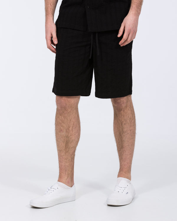 2t Blake Tall Embroidered Shorts (black)