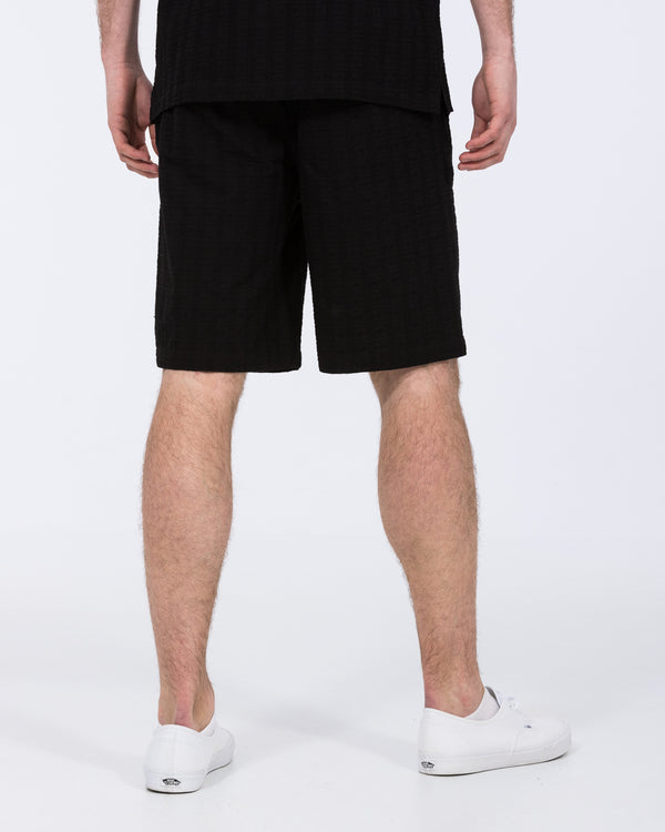 2t Blake Tall Embroidered Shorts (black)