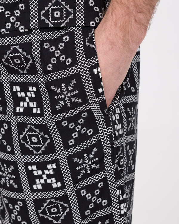 2t Etienne Tall Shorts (black/white)