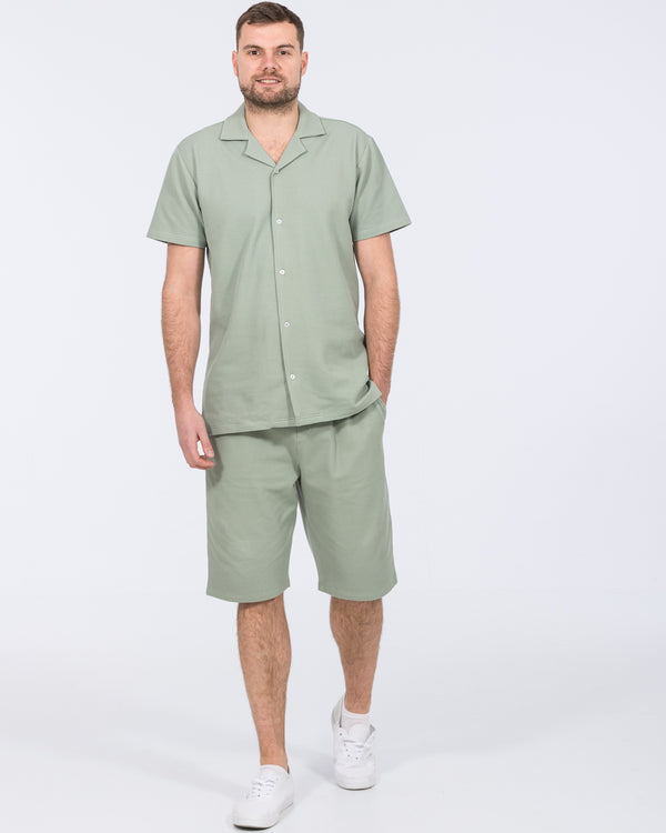 2t Joshua Tall Short Sleeve Waffle Shirt (sage)