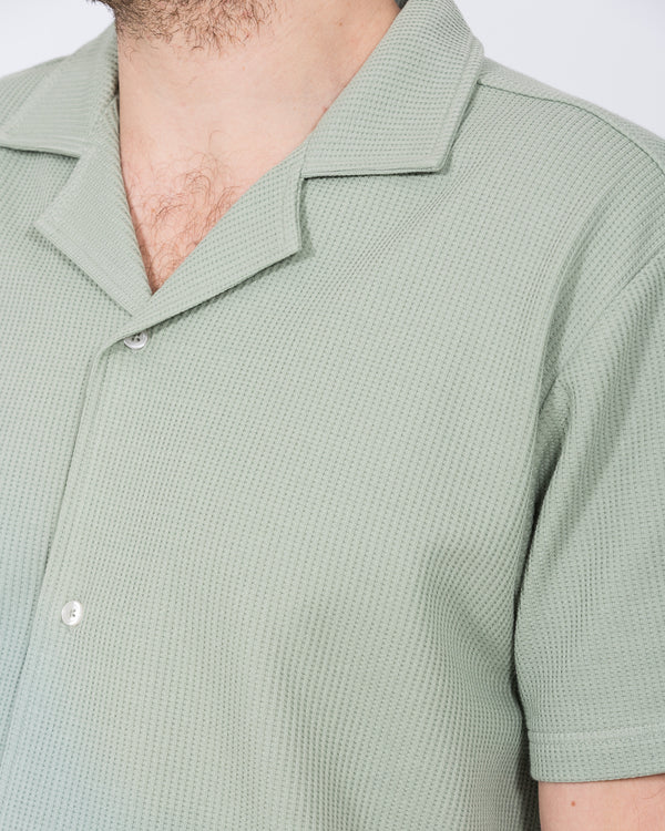 2t Joshua Tall Short Sleeve Waffle Shirt (sage)
