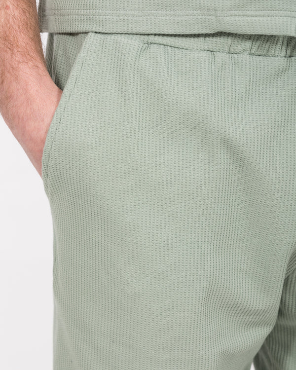 2t Joshua Tall Waffle Shorts (sage)