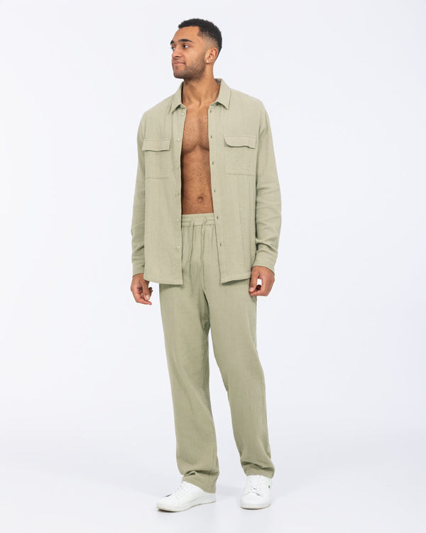 2t Tall Darius Pull On Trouser (sage)