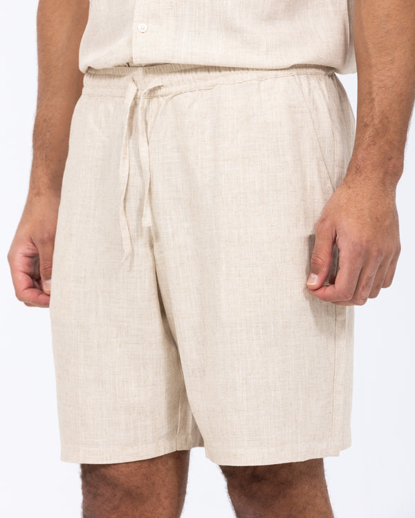 2t Tall Will Linen Blend Pull On Shorts (neutral)