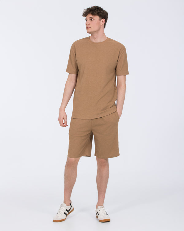 2t Kai Tall Textured Shorts (mushroom)