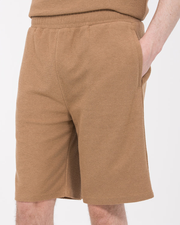 2t Kai Tall Textured Shorts (mushroom)