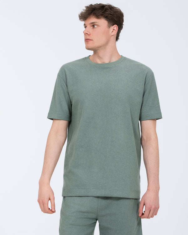 2t Kai Tall Textured T-Shirt (teal)