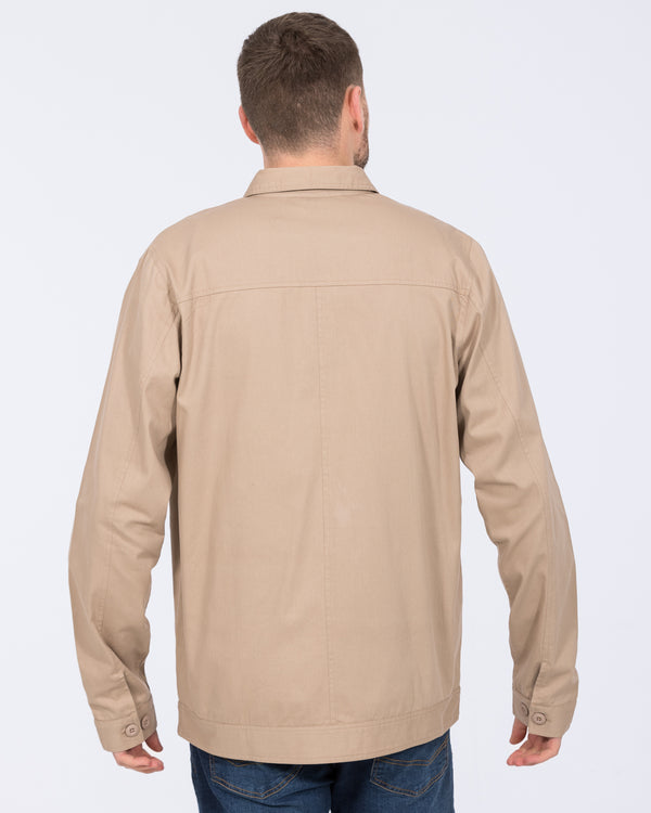 2t Linton Tall Cotton Harrington Shacket (stone)