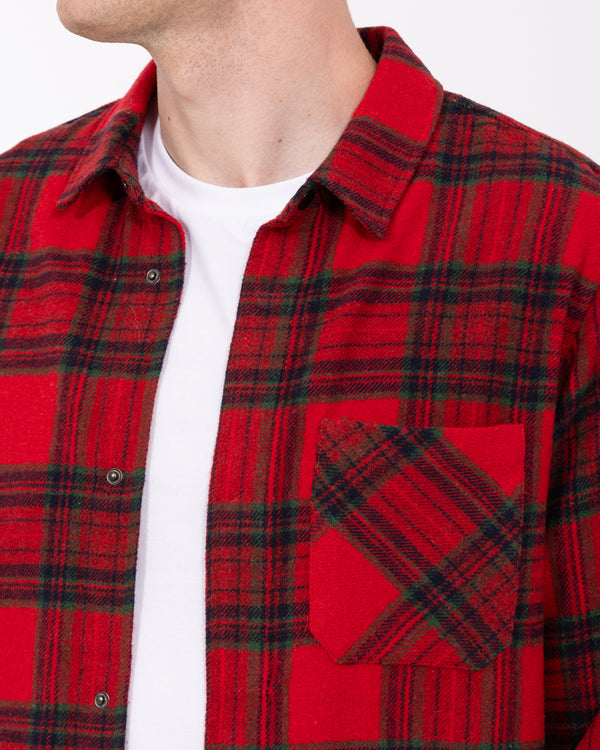 2t Cohen Tall Shacket (red check)