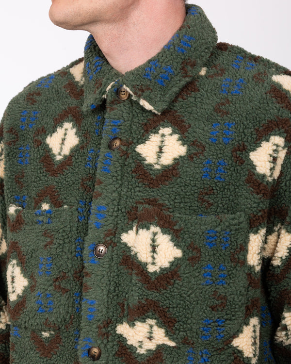 2t Dickson Tall Sherpa Shacket (khaki)