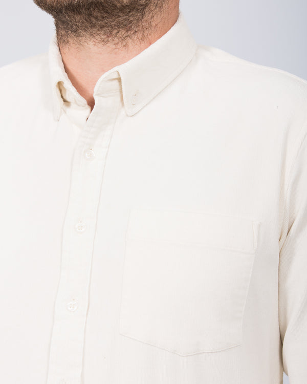 2t Drew Extra Tall Mens Slim Fit Cord Oxford Shirt (ecru) | Tall Mens Clothing | 2tall.com 2t Drew Extra Tall Mens Slim Fit Cord Oxford Shirt (ecru) | Tall Mens Clothing | 2tall.com