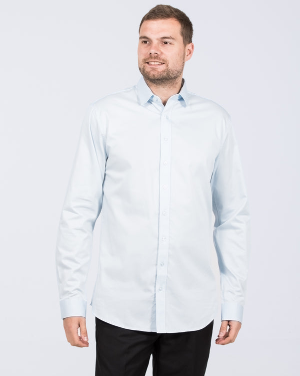 2t Regular Fit Extra Tall Formal Shirt (sky blue)