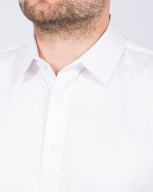 2t Regular Fit Extra Tall Mens Extra Long Formal Shirt (white) 2t Regular Fit Extra Tall Mens Extra Long Formal Shirt (white)
