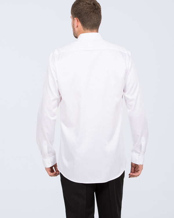 2T Regular Fit Extra Tall Mens Extra Long Formal Shirt (White) 2T Regular Fit Extra Tall Mens Extra Long Formal Shirt (White)