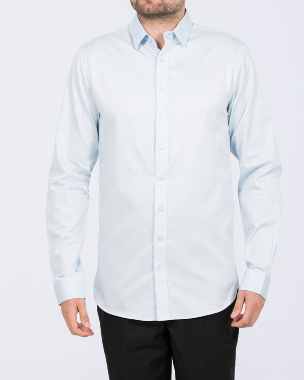 tall dress shirts slim fit Oskar Easy Care Dress Shirt for Tall Men in Bright White XL / Semi Tall / Bright White
