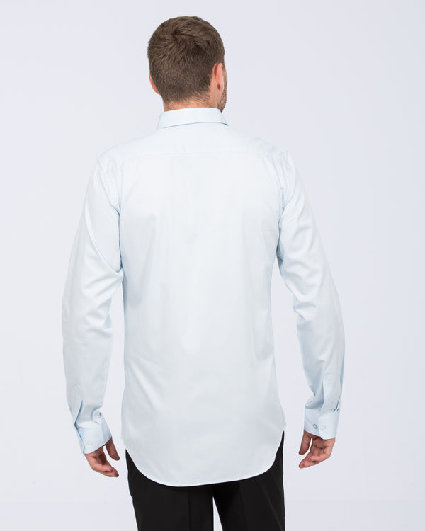 2t Slim Fit Extra Tall Mens Extra Long Formal Shirt (sky blue) 2t Slim Fit Extra Tall Mens Extra Long Formal Shirt (sky blue)