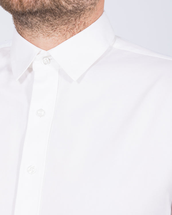 2t Slim Fit Extra Tall Formal Shirt (white)