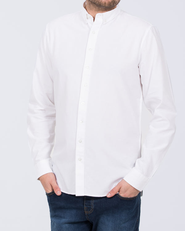 2t Logan Slim Fit Tall Mens Extra Long Oxford Shirt (white) | Tall Mens Clothing | 2tall.com 2t Logan Slim Fit Tall Mens Extra Long Oxford Shirt (white) | Tall Mens Clothing | 2tall.com