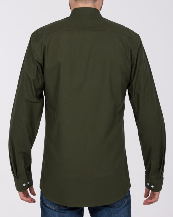 2t Regular Fit Long Sleeve Tall Shirt (forest green)