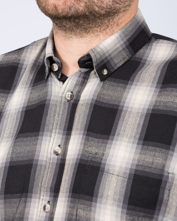 2t Tall Slim Fit Shirt (charcoal check)