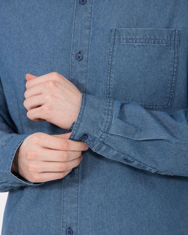 2t Zayne Tall Denim Shirt (mid wash)