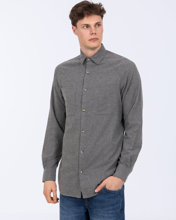 2t Bradley Tall Relaxed Fit Raglan Shirt (charcoal marl)