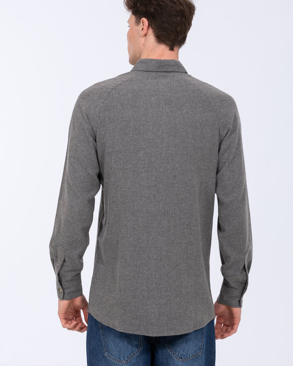 2t Bradley Tall Relaxed Fit Raglan Shirt (charcoal marl)