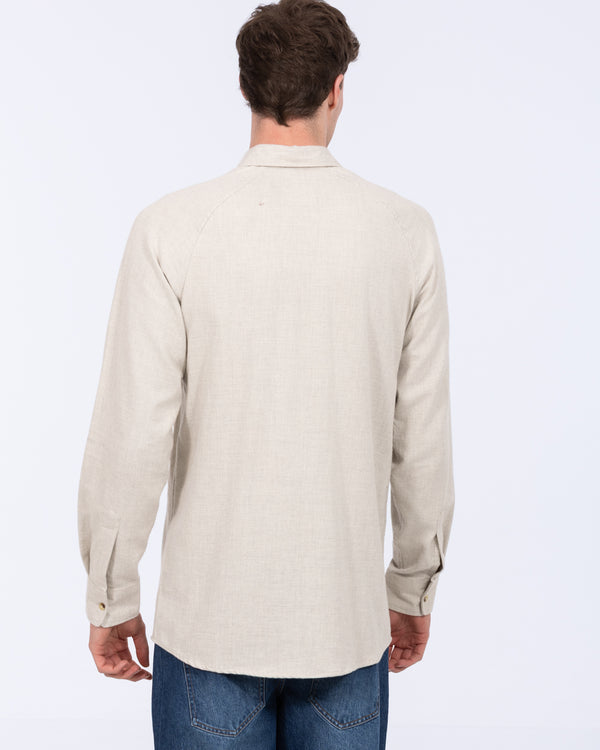 2t Bradley Tall Relaxed Fit Raglan Shirt (oatmeal)