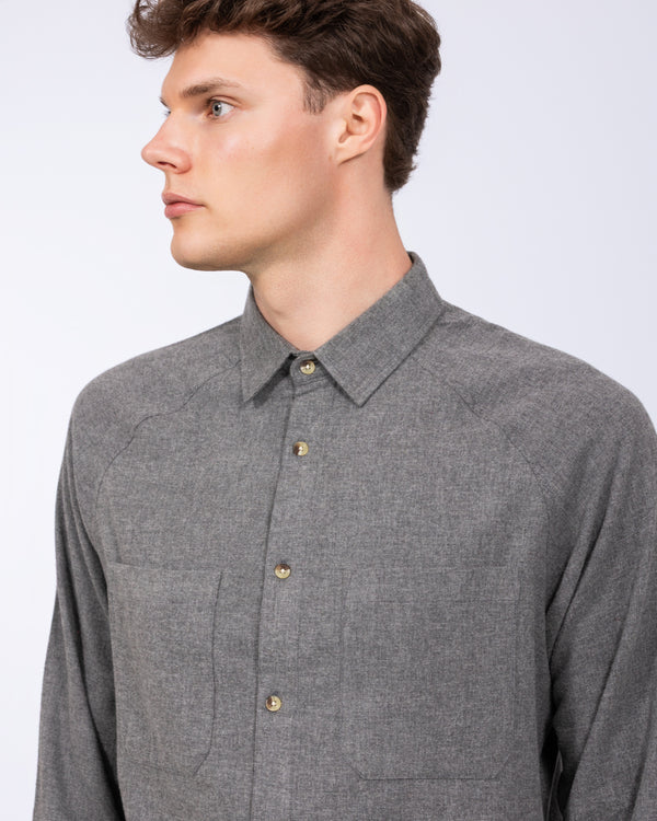 2t Bradley Tall Relaxed Fit Raglan Shirt (charcoal marl)