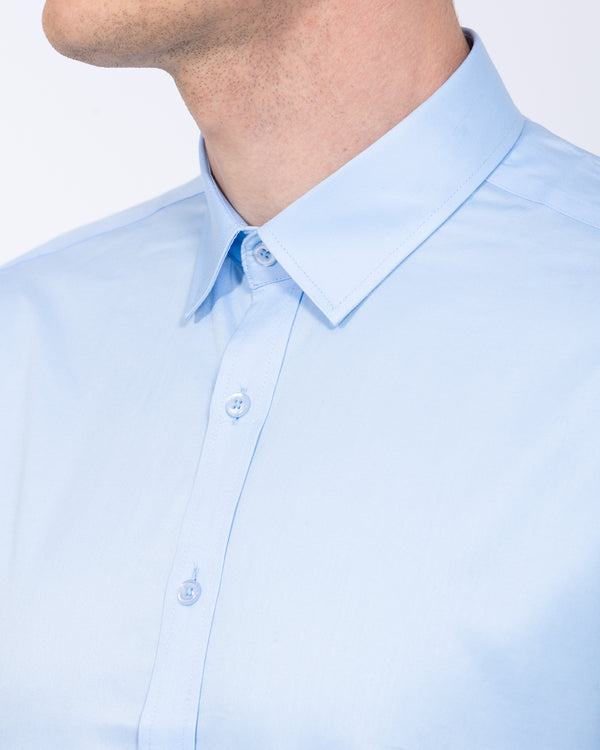 2t Extra Tall Regular Fit Non Iron Formal Shirt (sky blue)
