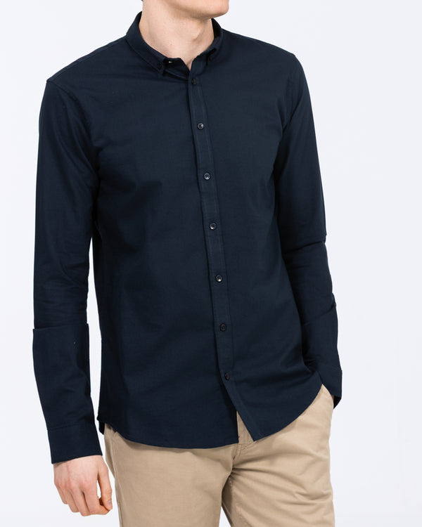 2t Leo Slim Fit Tall Oxford Shirt (navy)