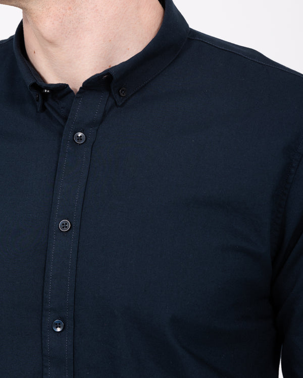 2t Leo Slim Fit Tall Oxford Shirt (navy)