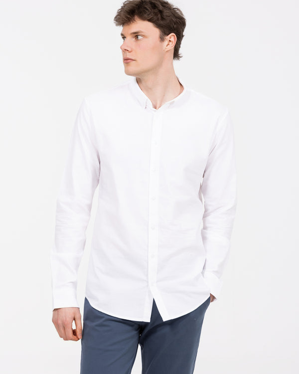 2t Leo Slim Fit Tall Oxford Shirt (white)