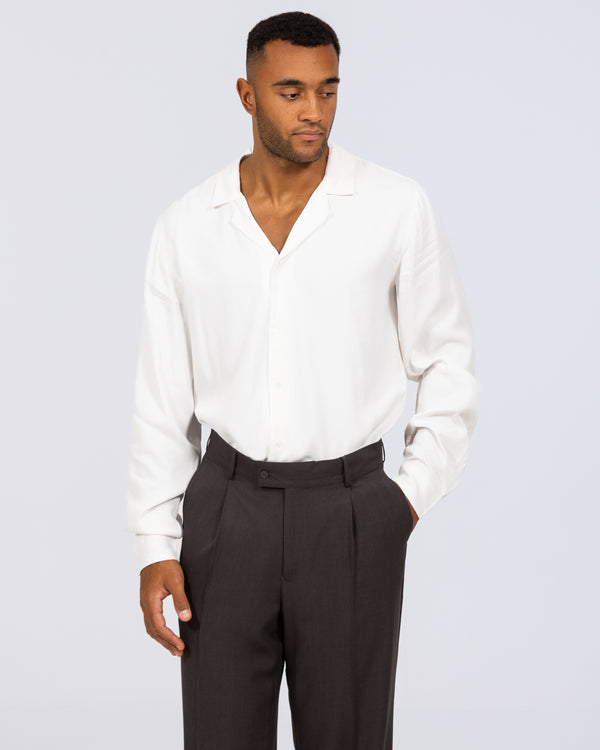 2t Tall Romeo Long Sleeve Revere Shirt (white)