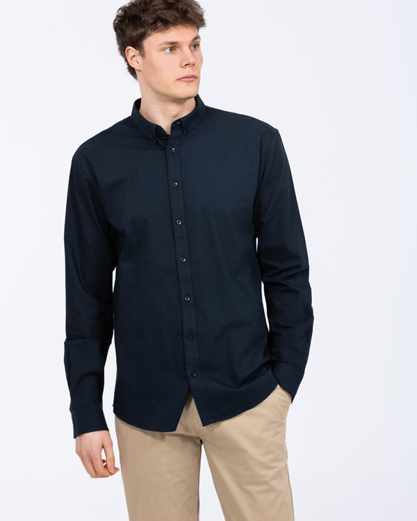 2t Rory Regular Fit Tall Oxford Shirt (navy)