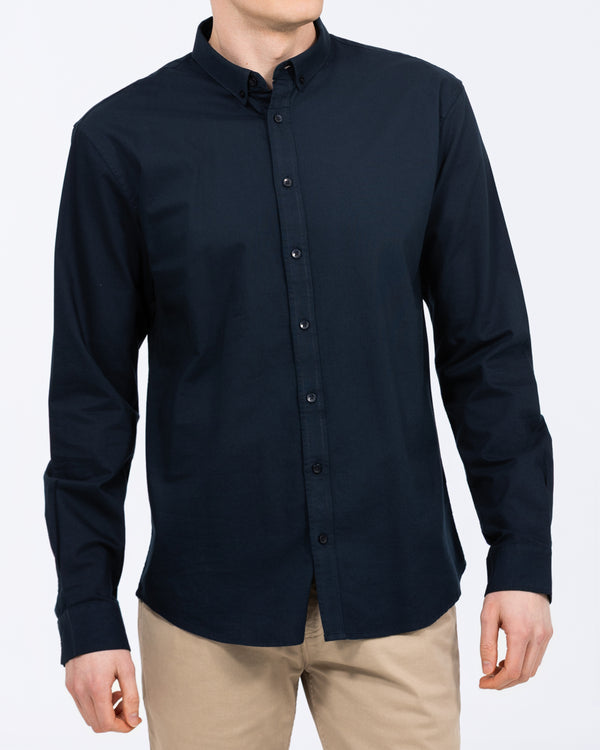 2t Rory Regular Fit Tall Oxford Shirt (navy)