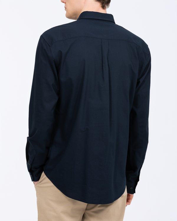 2t Rory Regular Fit Tall Oxford Shirt (navy)