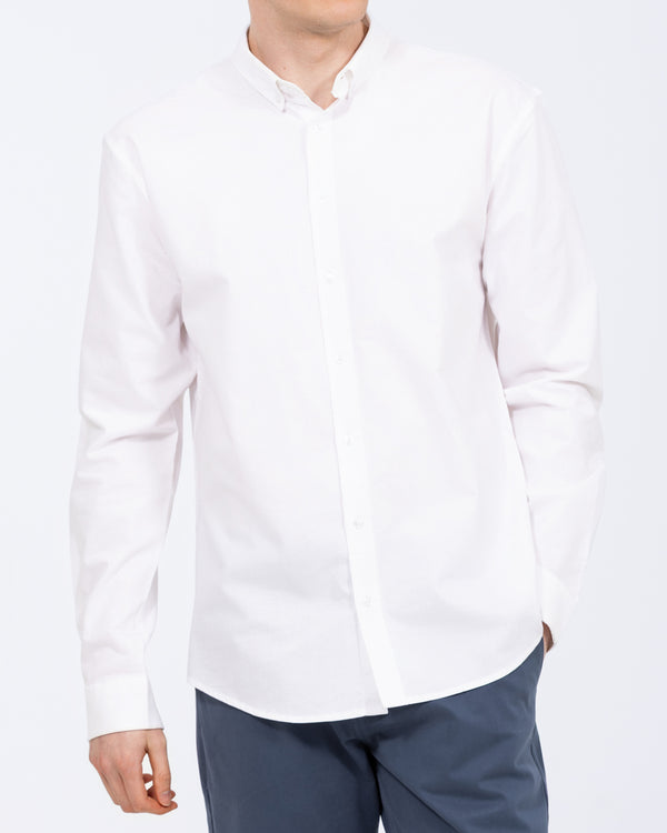 2t Rory Regular Fit Tall Oxford Shirt (white)