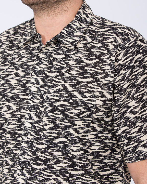2t Wolf Tall Short Sleeve Printed Shirt (black/white)