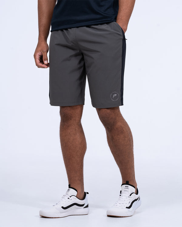 Parell Forge Contrast Panel Tall Shorts (charcoal)