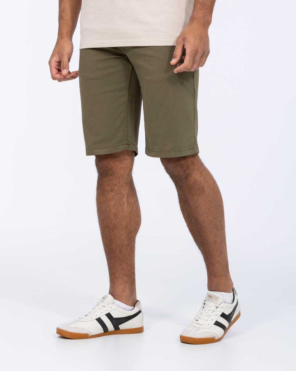 2t Grant Regular Fit Tall Mens Extra Long Chino Shorts (khaki) 13