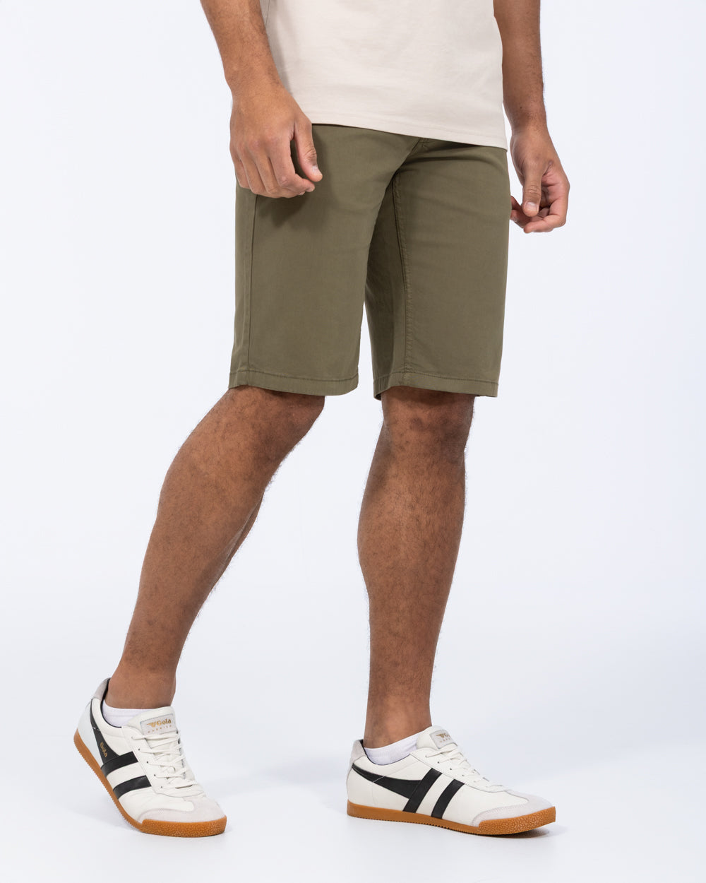 2t Grant Regular Fit Tall Mens Extra Long Chino Shorts (khaki) 13