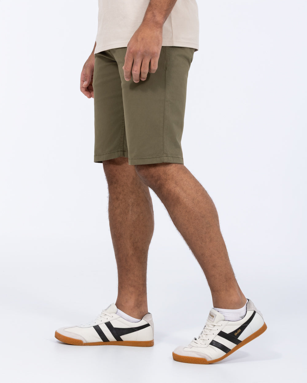 2t Grant Regular Fit Tall Mens Extra Long Chino Shorts (khaki) 13